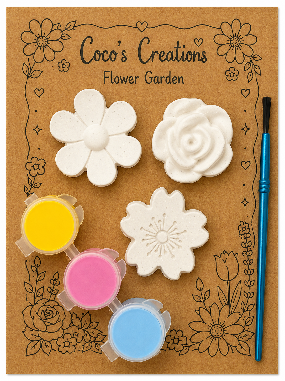 Flower Garden Minis Paint Kit