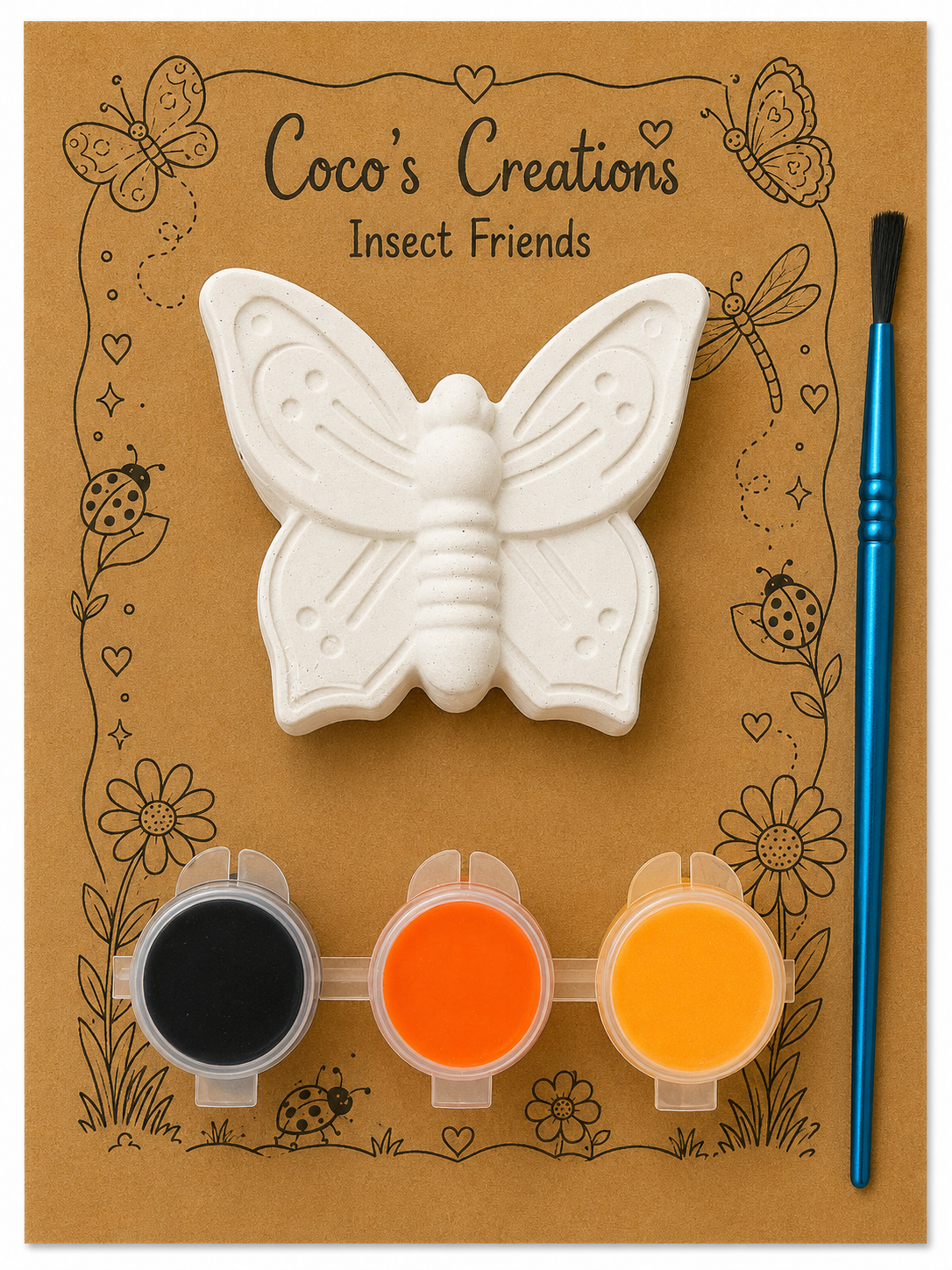 Insect Friends Butterfly Paint Kit