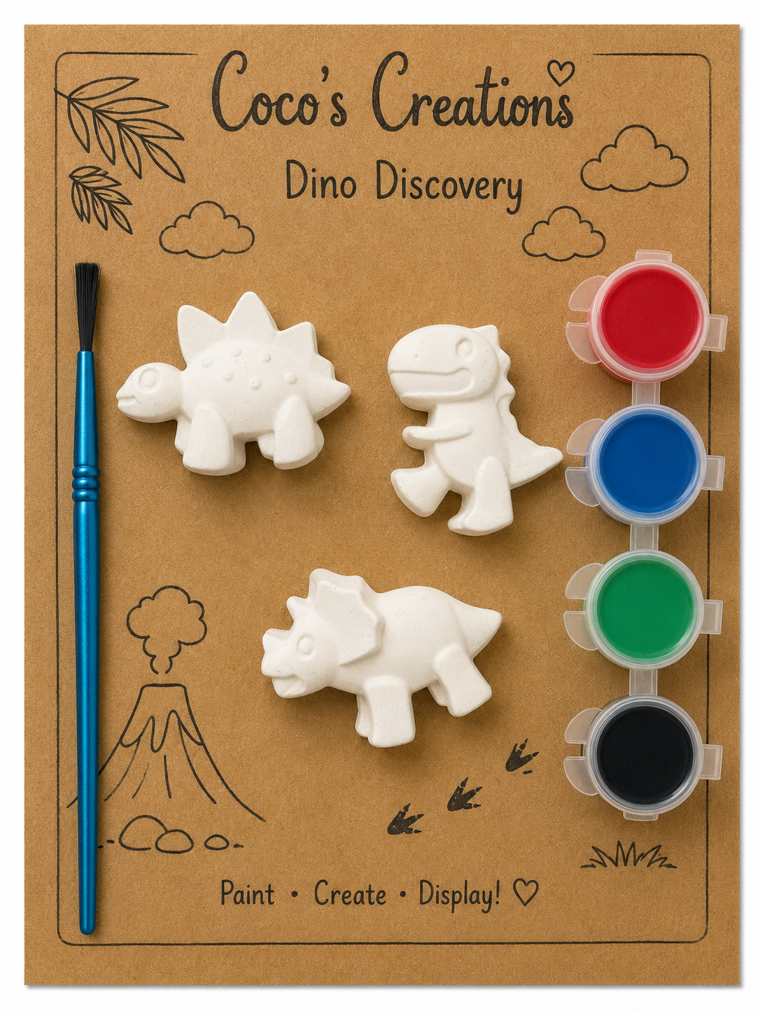 Dino Discovery Minis - Paint Kit 1
