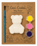 Baby Shower Teddy Bear Paint Kit