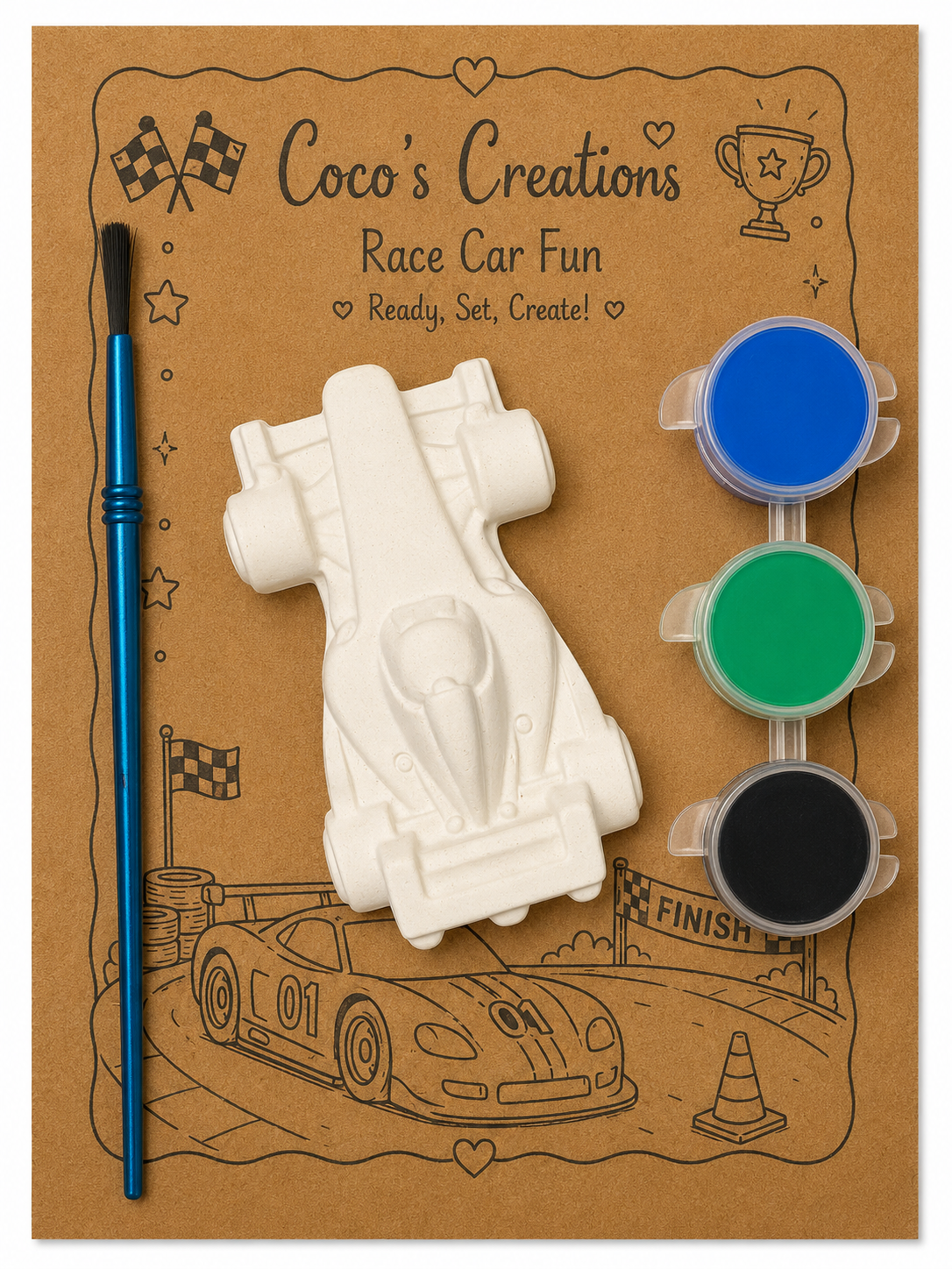 Race Car Fun 2 Paint Kit