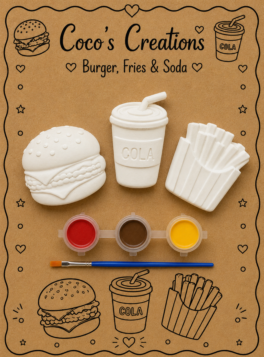 Burgers, Fries, & Soda