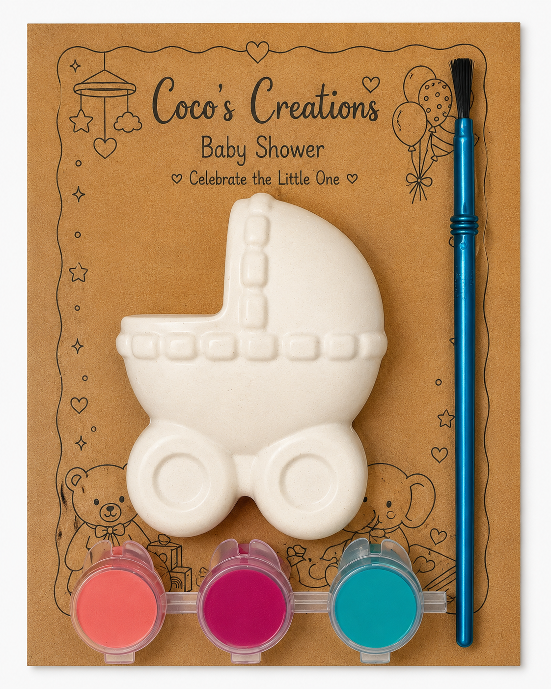 Baby Shower Pram Paint Kit