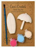 Beach Day Fun Surfboard & Umbrella Paint Kit