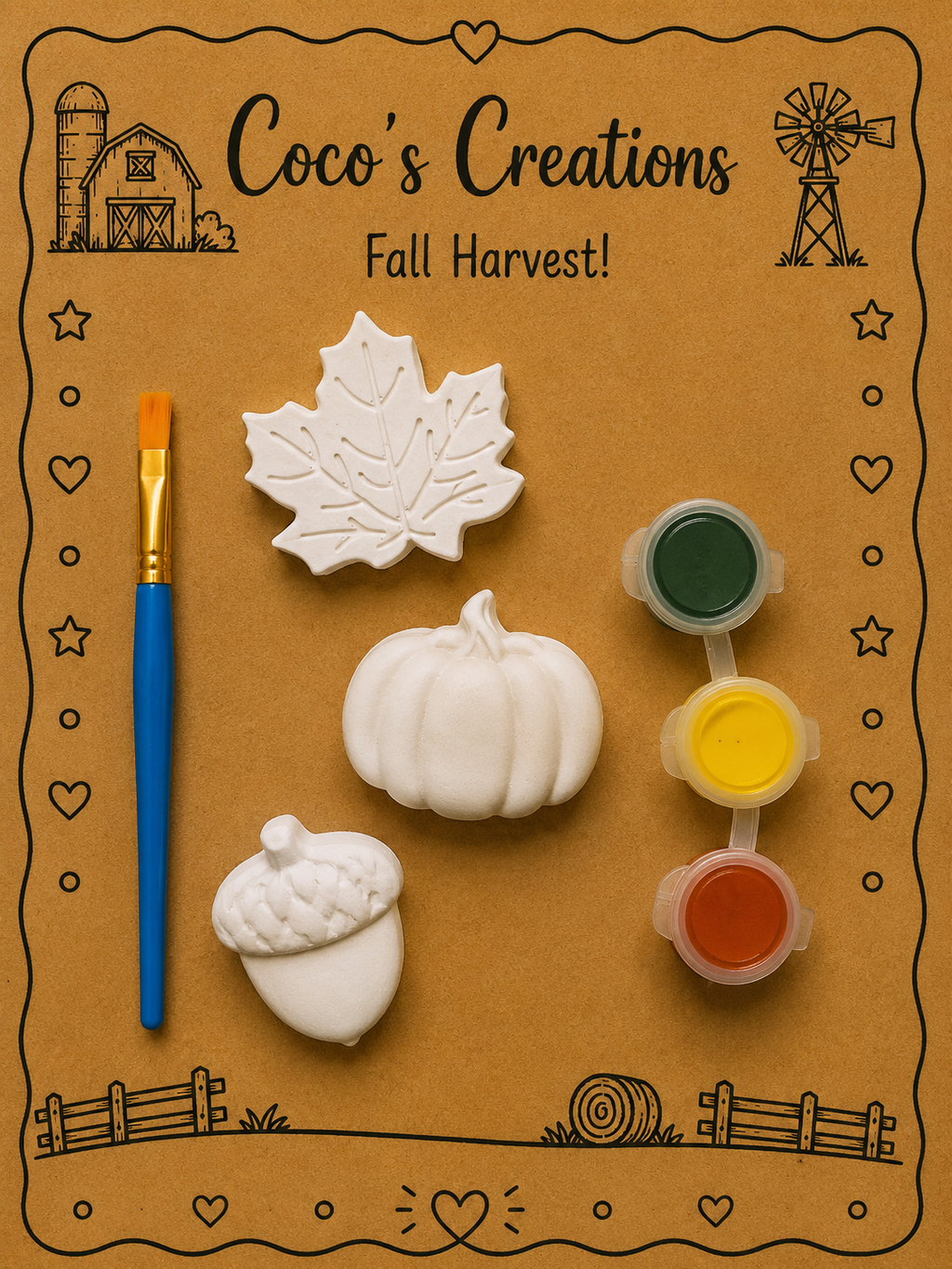 Fall Harvest Paint Kit