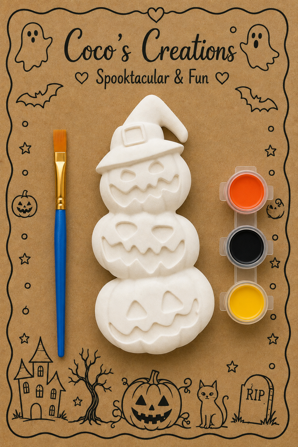 Halloween Paint Kit – Stack-O-Jack-O-Lanterns