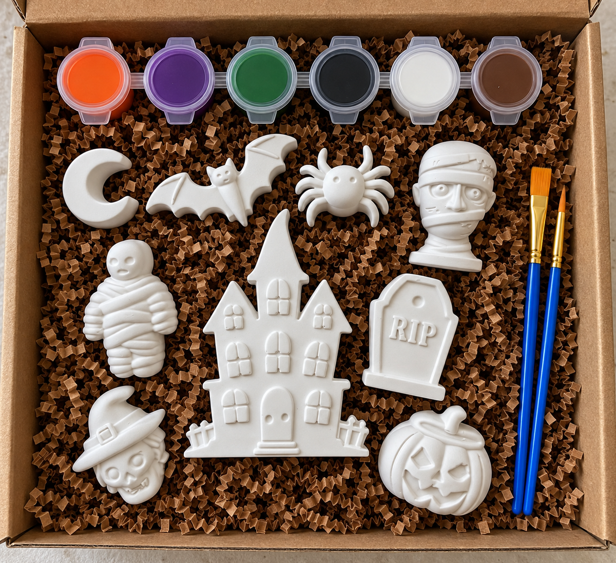 Haunted House and More Halloween Paint Kit